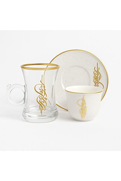 Dania Luxury hospitality set - 18 pieces (6 coffee cups + 6 tea cups + 6 tea saucers)