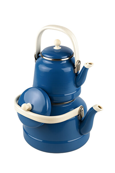 FODİS mutfak emaye erzururum çaydanlık 2,5L-1L