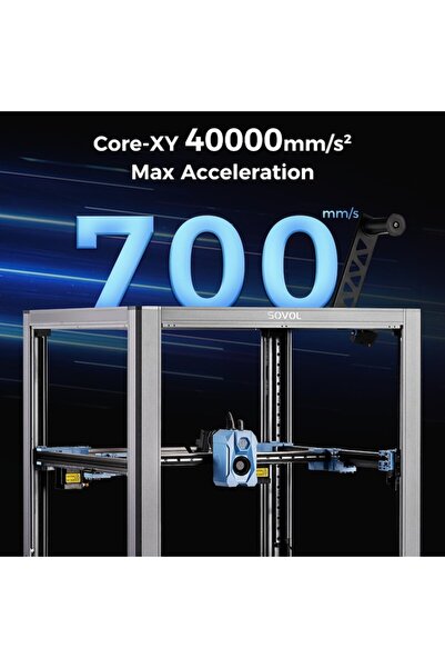 Sovol SV08 3D Printer, Core-XY, 700 mm/s, 350x350x345 mm, Integrated Camera