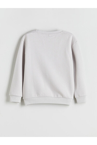 LC Waikiki Lcw kids beige crew neck boys' tracksuit set