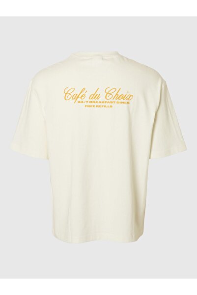 SELECTED T-Shirt mit Rundhalsausschnitt Print