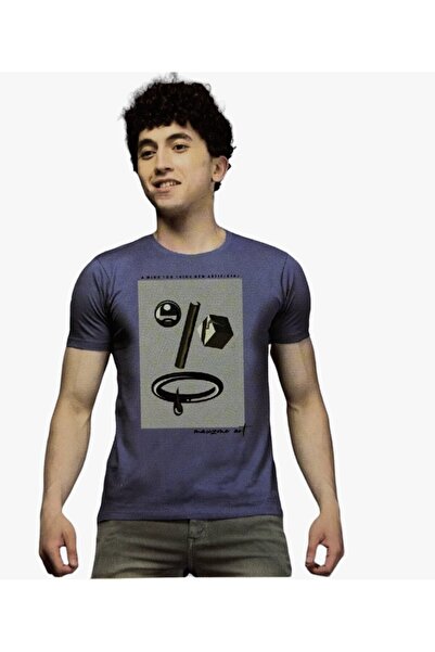 iza Men’s Cotton Graphic Print T-Shirt