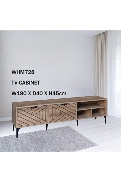 NZONE STORE Elegant wooden TV stand, 180 cm