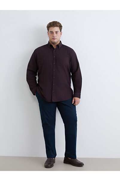 LC Waikiki بنطلون تشينو رجالي كلاسيكي من LCWAIKIKI باللون الأزرق الداكن مقاس ...