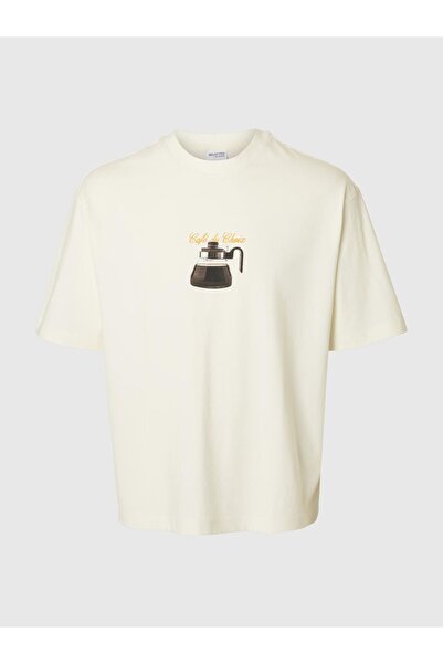 SELECTED T-Shirt mit Rundhalsausschnitt Print