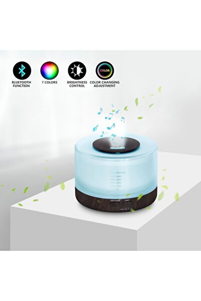 Vrising V-Rising VR-WX30B Ultrasonic Aromatherapy Diffuser 500ml, Bluetooth, Music, 7-color LED (Wenge)