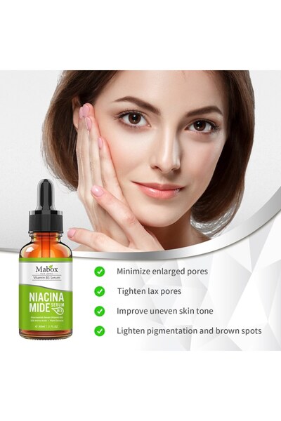 MABOX Alhena Niacinamide 5% Facial Serum, Hydrating Pore Corrector, 30 ml