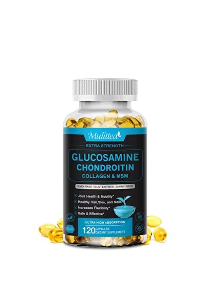 Beworths Glucosamine, Chondroitin, Collagen & MSM – Alhena, Joint Protection Supplement, 120 Capsu