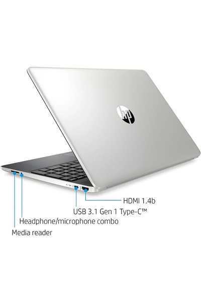 HP Refurbished DY1xxx 14-inch Laptop, Intel Core i5-1035G1, 16GB RAM, 500GB SSD, Silver