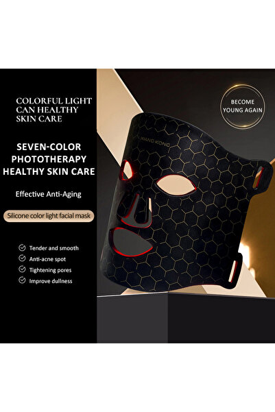 rut&cari Infrared Facial Mask and LED Light Therapy, Skin Rejuvenation and Cleansing