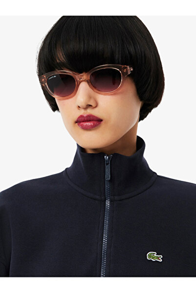 Lacoste High Neck Zipped Piqué Sweatshirt