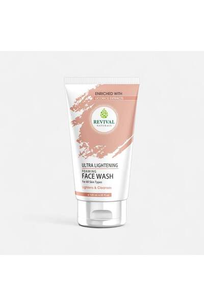 revival naturals غسول الوجه الرغوي فائق التفتيح