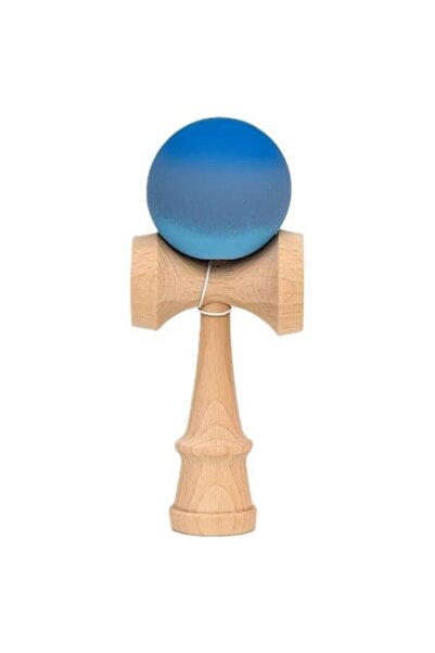 xpress sales Kendama Interactive Toy, Super Sticky Wooden, Professional, 18 cm, Gradient Blue-Grey