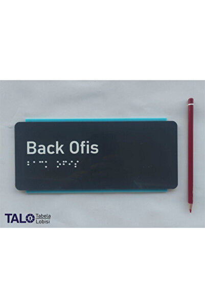 Tabela Lobisi Kapı isimliği - Back Ofis - Pleksi - Yönlendirme Tabelası Levha...