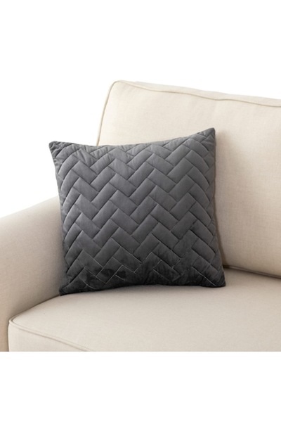 HGD Eismodra Quilted Non-Slip Sofa Cover, Gray