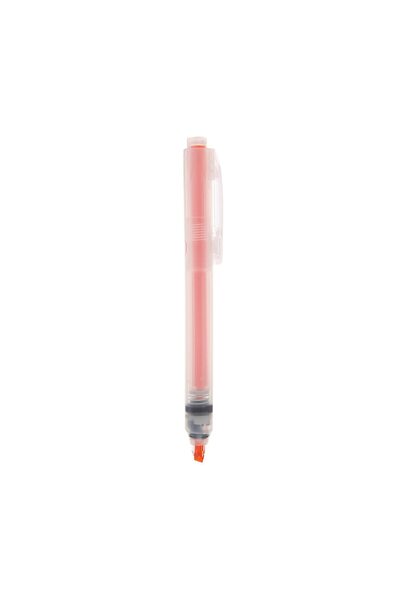 Muji High Lighter Pen, Orange