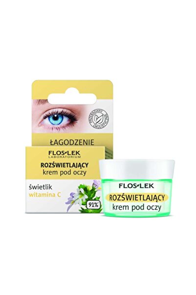 Floslek كريم العين بفيتامين سي لإزالة التجاعيد والهالات السوداء - 15 مل