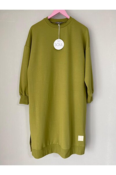 Soul 30645 Crew Neck 2 Thread Long Below Knee Tunic
