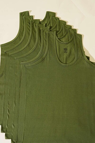 Seher Men's Economical Colorful Classic Tank Top 001K - 12 Pieces