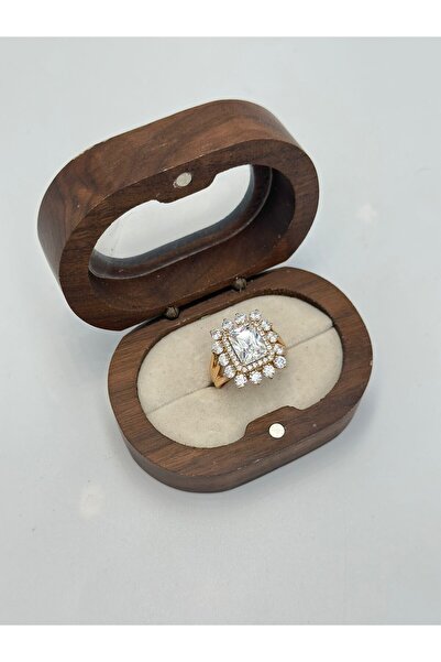 MyladyAccessoriess Baget Taş Detay Yüzük (Altın Kaplama) 18