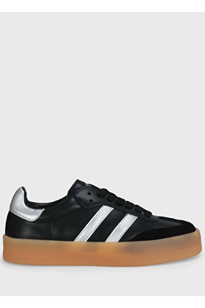 Lufian 122230030 Stella Leather Unisex Sneaker Shoes Black