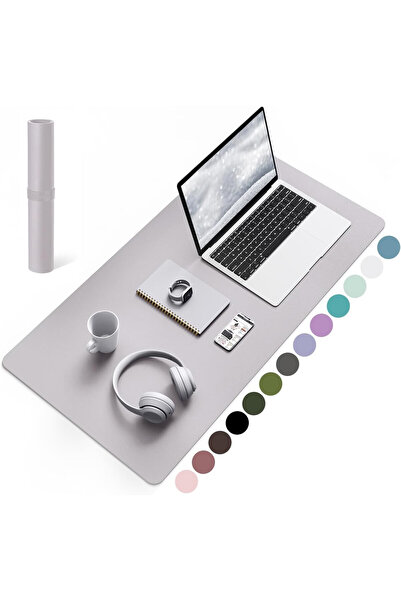 OEM Mousepad, YSAGi, multifunctional, 80x40 cm, waterproof, -leather, non-slip base, gray