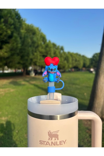 FESECRAFT Thermos Compatible Stitch Accessory/ Stitch / Stitch / Straw Protector/ Straw Case/ Straw Stopper