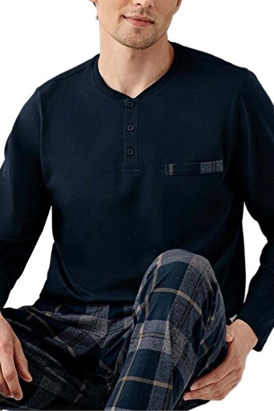 Arnetta 100% Cotton Long Sleeve Men's Pajama Set