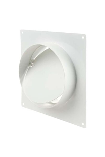 Vents Conector de perete pentru conductă de ventilație 125 mm PVC cu flanșă ș...