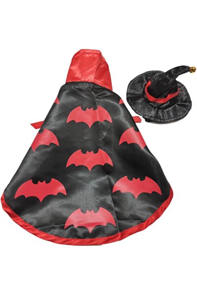 OEM Ρούχα για κατοικίδια, κάπα και μυτερό καπέλο Batman, μέγεθος XS, μαύρο με...