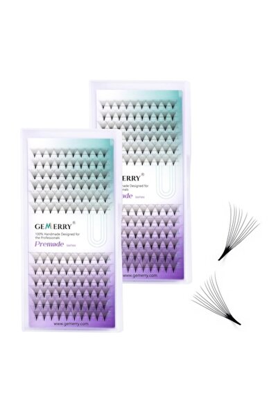 GEMERRY Extensii de gene volum 10D, GEMERRY, evantai individual, ondulare C, ...