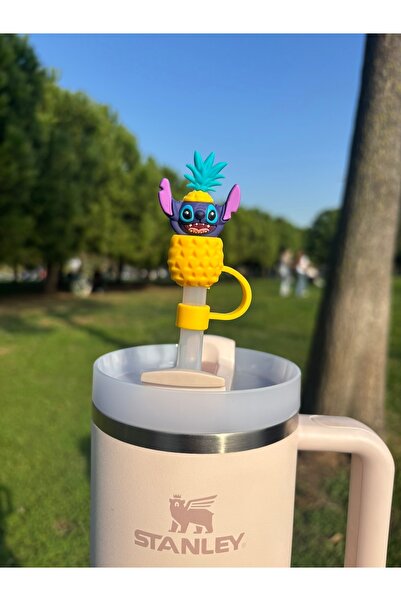 FESECRAFT Thermos Compatible Stitch Accessory/ Stitch / Stitch / Straw Protector/ Straw Case/ Straw Stopper