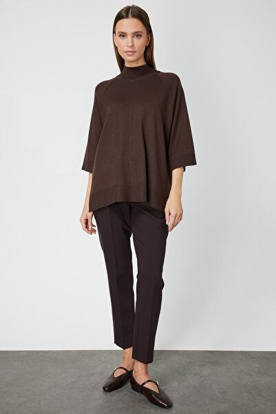ON Buttoned Back Three-Quarter Sleeve Sweater