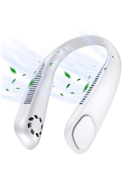 BORKA Ventilator de gât, 3 viteze, reîncărcabil USB-C, autonomie de până la 1...