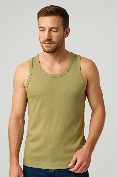 Seher Men's Economical Colorful Classic Tank Top 001K - 12 Pieces