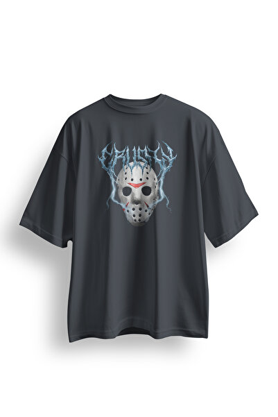 Koi Art Design تي شيرت للجنسين من ماسك مطبوع / قصة فضفاضة / 95% قطن عالي الجو...