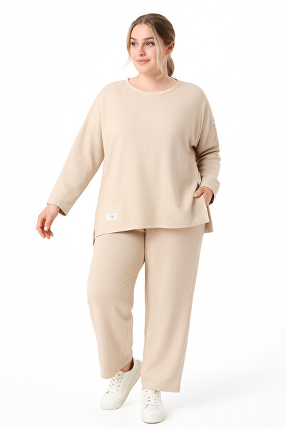 Marka بدلة كبيرة الحجم مع شعار