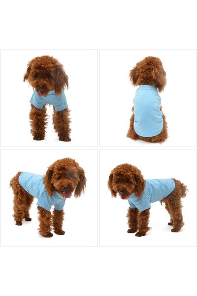 OEM Lovelonglong dog coat, size XXL, basic, cotton, light blue