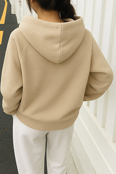 SVART WEAR Plain Unprinted Cotton Hoodie Oversized Hooded Sweatshirt