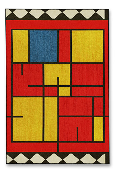 Rugs Modern Halı سجادة موسو زرقاء بنفسجية اللون بنمط زهور عرقية منسوجة بقاعدة...