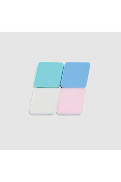 TRENDY Diamond-Shaped Makeup Sponge - Random Color, 4 Pieces - PF-30