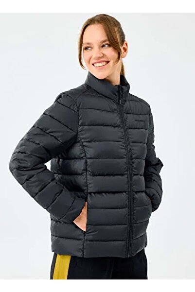 SKECHERS W Essential Outerwear Padded Jacket S231240 Women's Coat Black