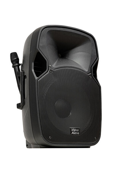 VALLER S1150 Portatif Taşınabilir Aktif Amfi Hoparlörlü Kablosuz Çift El Mikr...