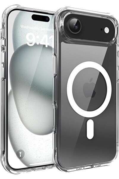 ABK POINT جراب شفاف لهاتف iPhone 17 Air