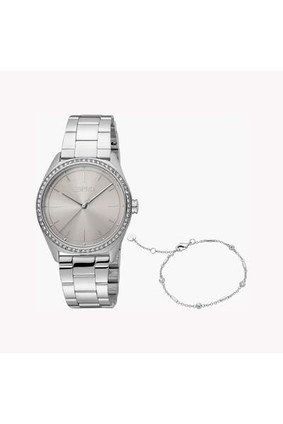 Esprit Women's Silver Watch, Grey Dial | Es1l134m0015