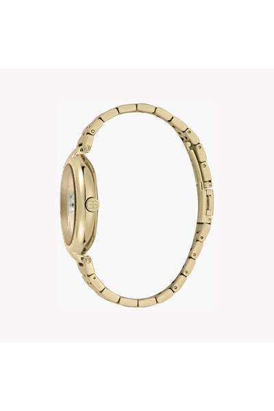 Esprit Women's Gold Stainless Steel Watch, Champagne Dial | Es1l202m0085