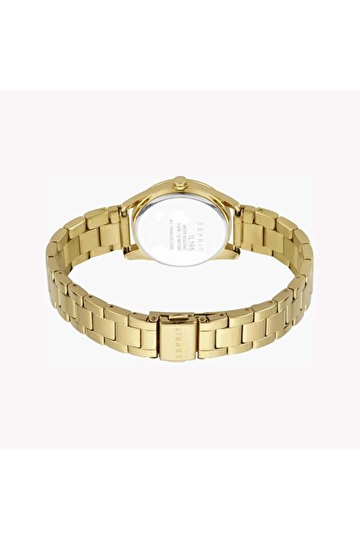 Esprit Women's Gold Stainless Steel Watch, Silver Dial | ES1L195M0085