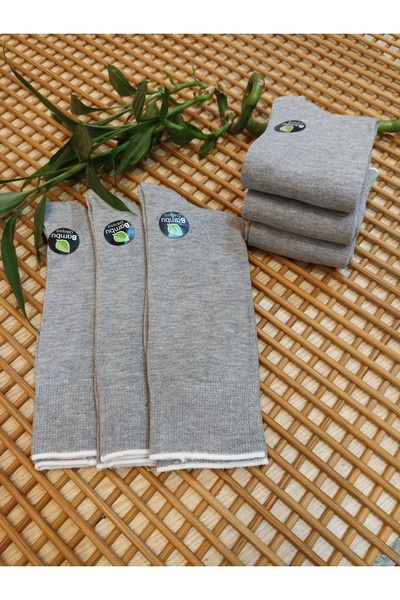 Rocks For Bamboo Burun Stitch-Free Stretch Fabric 6-Pack Transitional Men's Socks