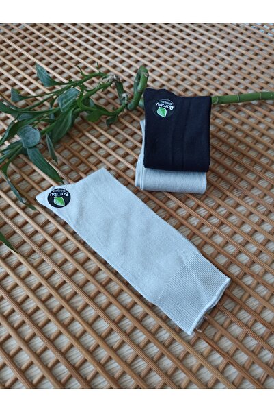 Rocks For Bamboo Burun Stitch-Free Stretch Fabric 3-Pack Transitional Men's Socks