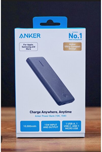 Generic Anker Power Bank(PowerCore 10K), Compact Travel-Ready 10,000mAh Battery.
